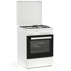 Thermogatz TGS 3501 WH Κουζίνα 56lt με Εστίες Υγραερίου Π60εκ. White Thermogatz TGS 3501 WH Κουζίνα 56lt με Εστίες Υγραερίου Π60εκ. White
